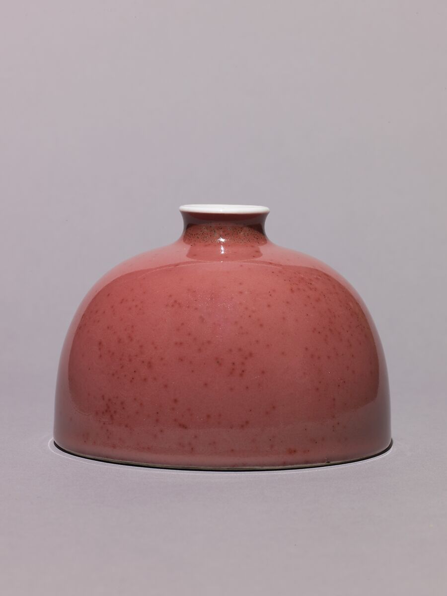 Met Museum peach-bloom water pot